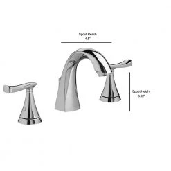 American Standard Chatfield 8 in. Widespread 2-Handle Bathroom Faucet in Polished Chrome -Bathroom Faucets Store polished chrome american standard widespread bathroom faucets 7413801 002 d4 1000