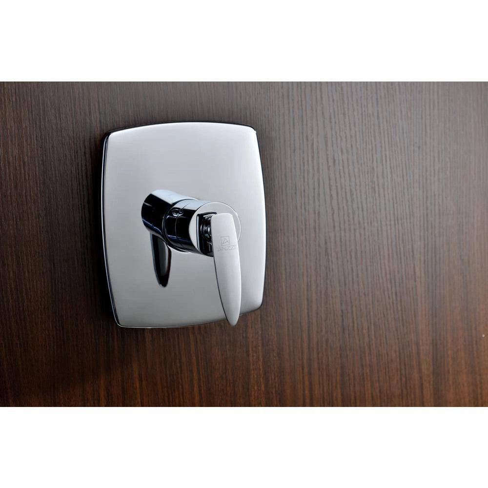 ANZZI Thyme 1-Spray 11.4 in. Fixed Showerhead in Polished Chrome (Valve Included) 4 ANZZI Thyme 1-Spray 11.4 in. Fixed Showerhead in Polished Chrome (Valve Included) - Image 4