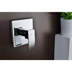 ANZZI Viace Single Handle 1-Spray Shower Faucet in Polished Chrome (Valve Included) -Bathroom Faucets Store polished chrome anzzi shower faucets sh az041 44 1000