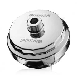 Brondell VivaSpring Universal KDF Compact Shower Head Filter in Polished Chrome 11 Brondell VivaSpring Universal KDF Compact Shower Head Filter in Polished Chrome -Bathroom Faucets Store polished chrome brondell fixed shower heads csf pc 44 1000