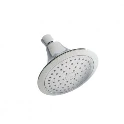 KOHLER Forte Katalyst 1-Spray 5.5 in. Single Wall Mount Fixed Rain Shower Head in Polished Chrome -Bathroom Faucets Store polished chrome kohler fixed shower heads k 10282 ak cp 66 1000