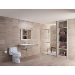 KOHLER Forte Katalyst 1-Spray 5.5 in. Single Wall Mount Fixed Rain Shower Head in Polished Chrome -Bathroom Faucets Store polished chrome kohler fixed shower heads k 10282 ak cp c3 1000