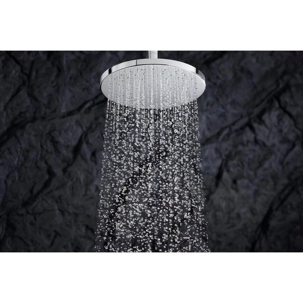 KOHLER 1-Spray Patterns 8 in. Single Ceiling Mount Fixed Shower Head in Polished Chrome 2 KOHLER 1-Spray Patterns 8 in. Single Ceiling Mount Fixed Shower Head in Polished Chrome - Image 2