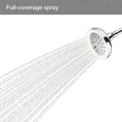 KOHLER Arise 1-Spray Pattern 5.6875 in. Lighted Wall-Mount Fixed Shower Head in Polished Chrome -Bathroom Faucets Store polished chrome kohler fixed shower heads k r24613 g cp 4f 1000