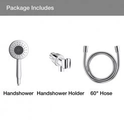KOHLER Daisyfield 6-Spray 1.75 GPM 4.9375 in. Wall-Mount Handheld Shower Head in Polished Chrome -Bathroom Faucets Store polished chrome kohler handheld shower heads k r24611 g cp 4f 1000