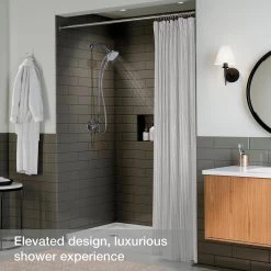 KOHLER Fordra 3-Spray Patterns 5.375 in. Wall Mount Handheld Shower Head in Polished Chrome -Bathroom Faucets Store polished chrome kohler handheld shower heads k r27512 g cp 40 1000