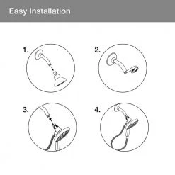 KOHLER Fordra 3-Spray Patterns 5.375 in. Wall Mount Handheld Shower Head in Polished Chrome -Bathroom Faucets Store polished chrome kohler handheld shower heads k r27512 g cp 4f 1000