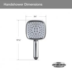 KOHLER Fordra 3-Spray Patterns 5.375 in. Wall Mount Handheld Shower Head in Polished Chrome -Bathroom Faucets Store polished chrome kohler handheld shower heads k r27512 g cp fa 1000