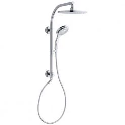 KOHLER HydroRail Shower Column in Polished Chrome for Arched Shower Arms -Bathroom Faucets Store polished chrome kohler shower arm extensions k 45211 cp 4f 1000