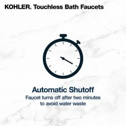 KOHLER Willamette Battery Powered Touchless Single Hole Bathroom Faucet in Polished Chrome -Bathroom Faucets Store polished chrome kohler single hole bathroom faucets k r32929 4d cp 1f 1000