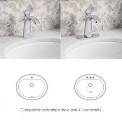 KOHLER Willamette Battery Powered Touchless Single Hole Bathroom Faucet in Polished Chrome -Bathroom Faucets Store polished chrome kohler single hole bathroom faucets k r32929 4d cp 4f 1000