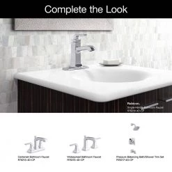 KOHLER Rubicon Single Hole Single-Handle Bathroom Faucet in Polished Chrome -Bathroom Faucets Store polished chrome kohler single hole bathroom faucets k r76214 4d cp 1d 1000