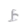 KOHLER Rubicon Single Hole Single-Handle Bathroom Faucet in Polished Chrome