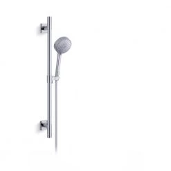 KOHLER Awaken 4-Spray Multifunction Deluxe Wall Bar Shower Kit with Hand Shower in Polished Chrome -Bathroom Faucets Store polished chrome kohler wall bar shower kits k 99242 cp 40 1000