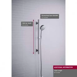 KOHLER Awaken 4-Spray Multifunction Deluxe Wall Bar Shower Kit with Hand Shower in Polished Chrome -Bathroom Faucets Store polished chrome kohler wall bar shower kits k 99242 cp a0 1000