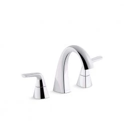 KOHLER Elmbrook 8 in. Widespread 2-Handle Bathroom Faucet in Polished Chrome