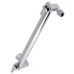 MODONA 13 in. Adjustable Shower Arm with Inch Tubing, Polished Chrome
