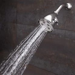 Speakman 3-Spray 4.1 in. Single Wall MountHigh Pressure Fixed Adjustable Shower Head in Polished Chrome -Bathroom Faucets Store polished chrome speakman fixed shower heads s 2005 hb 77 1000