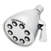 Speakman 3-Spray 3.6 in. Single Wall Mount Fixed Adjustable Shower Head in Polished Chrome