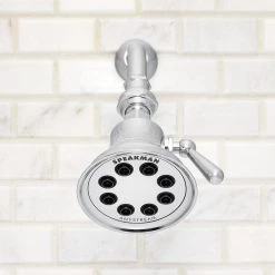 Speakman 3-Spray 5 in. Single Wall Mount Fixed Adjustable Shower Head in Polished Chrome -Bathroom Faucets Store polished chrome speakman fixed shower heads s 3015 a0 1000