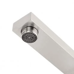 AKDY 1-Handle Freestanding Floor Mount Tub Faucet Bathtub Filler with Hand Shower in Brush Nickel -Bathroom Faucets Store pvd brush nickel akdy claw foot tub faucets tf0046 a0 1000