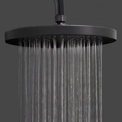 MODONA 1-Spray 10 in. Single Wall Mount Waterfall Fixed Rain Shower Head in Rubbed Bronze -Bathroom Faucets Store rubbed bronze modona fixed shower heads ac25sh82 a b 1f 1000