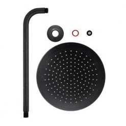 MODONA 1-Spray 10 in. Single Wall Mount Waterfall Fixed Rain Shower Head in Rubbed Bronze -Bathroom Faucets Store rubbed bronze modona fixed shower heads ac25sh82 a b 44 1000