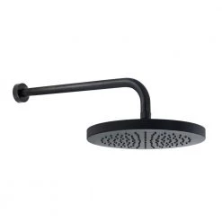 MODONA 1-Spray 10 in. Single Wall Mount Waterfall Fixed Rain Shower Head in Rubbed Bronze