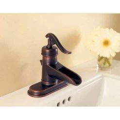 Pfister Ashfield 4 in. Centerset Single-Handle Bathroom Faucet in Rustic Bronze -Bathroom Faucets Store rustic bronze pfister single hole bathroom faucets lf 042 yp0u 1f 1000