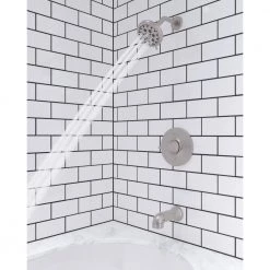 Pfister Vedra Single-Handle 3-Spray Tub and Shower Faucet in Spot Defense Brushed Nickel (Valve Included) -Bathroom Faucets Store spot defense brushed nickel pfister bathtub shower faucet combos 8p8 ws2 vedgs fa 1000