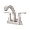 Pfister Ladera 4 in. Centerset 2-Handle Bathroom Faucet in Spot Defense Brushed Nickel