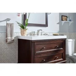 Pfister Venturi 8 in. Widespread 2-Handle Bathroom Faucet in Spot Defense Brushed Nickel -Bathroom Faucets Store spot defense brushed nickel pfister widespread bathroom faucets lf 049 vngs 66 1000