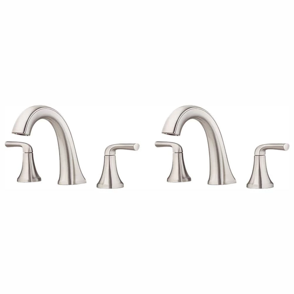 Pfister Ladera 8 in. Widespread 2-Handle Bathroom Faucet in Spot Defense Brushed Nickel (2-Pack) 1 Pfister Ladera 8 in. Widespread 2-Handle Bathroom Faucet in Spot Defense Brushed Nickel (2-Pack)