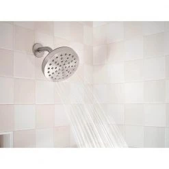 MOEN Korek Single-Handle 1- -Spray 1.75 GPM Tub and Shower Faucet with Valve in Spot Resist Brushed Nickel (Valve Included) -Bathroom Faucets Store spot resist brushed nickel moen bathtub shower faucet combos 82466srn 44 1000