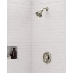 MOEN Banbury Single-Handle 1-Spray 1.75 GPM Tub and Shower Faucet in Spot Resist Brushed Nickel (Valve Included) -Bathroom Faucets Store spot resist brushed nickel moen bathtub shower faucet combos 82910srn 44 1000