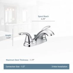 MOEN Adler 4 in. Centerset 2-Handle Bathroom Faucet in Spot Resist Brushed Nickel (2-Pack) 11 MOEN Adler 4 in. Centerset 2-Handle Bathroom Faucet in Spot Resist Brushed Nickel (2-Pack) -Bathroom Faucets Store spot resist brushed nickel moen centerset bathroom faucets 84603srn 4c 2pk 40 1000