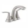 MOEN Darcy 4 in. Centerset 2-Handle Bathroom Faucet in Spot Resist Brushed Nickel