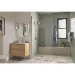 MOEN HydroRoller Massage 3-Spray 7.5 in. Dual Handheld Shower Head with Body Spray in Spot Resist Brushed Nickel -Bathroom Faucets Store spot resist brushed nickel moen dual shower heads 205c0srn 66 1000