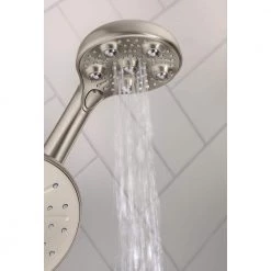 MOEN HydroRoller Massage 3-Spray 7.5 in. Dual Handheld Shower Head with Body Spray in Spot Resist Brushed Nickel -Bathroom Faucets Store spot resist brushed nickel moen dual shower heads 205c0srn 76 1000
