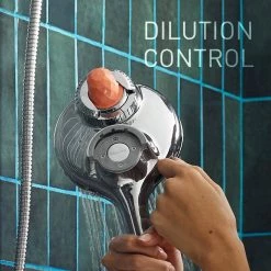 MOEN Aromatherapy 6-Spray Patterns 6.5 in. Tub Wall Mount Dual Shower Heads with INLY Capsules in Spot Resist Brushed Nickel -Bathroom Faucets Store spot resist brushed nickel moen dual shower heads in208c2srn 77 1000