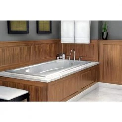 MOEN Banbury 2-Handle Deck-Mount High Arc Roman Tub Faucet in Spot Resist Brushed Nickel (Valve Included) -Bathroom Faucets Store spot resist brushed nickel moen roman tub faucets 86924srn 4f 1000