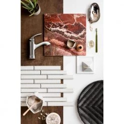 MOEN Hensley Single Hole Single-Handle Bathroom Faucet in Spot Resist Brushed Nickel -Bathroom Faucets Store spot resist brushed nickel moen single hole bathroom faucets ws84414msrn 44 1000