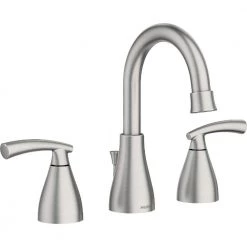 MOEN Essie 8 in. Widespread 2-Handle Bathroom Faucet in Spot Resist Brushed Nickel