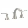MOEN Darcy 8 in. Widespread 2-Handle High-Arc Bathroom Faucet in Spot Resist Brushed Nickel