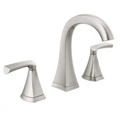 Delta Pierce 8 in. Widespread 2-Handle Bathroom Faucet in SpotShield Brushed Nickel