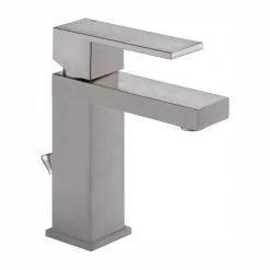 Delta Modern Single Hole Single-Handle Bathroom Faucet in Stainless