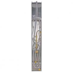 AKDY 63 in. 8-Jet Shower Panel System in Stainless Steel with Rainfall Waterfall LED Shower Head and Hand Shower Wand -Bathroom Faucets Store stainless steel akdy shower towers sp0132 66 1000