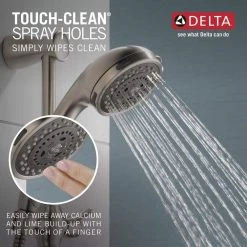 Delta 3-Spray Slide Bar Hand Shower in Stainless -Bathroom Faucets Store stainless steel delta wall bar shower kits 57014 ss 66 1000