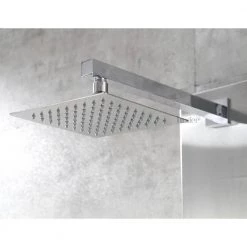 LUXIER 55 in. 3-Jet Full Body Thermostatic Shower System Panel with Rainfall Shower Head Hand Shower in Stainless Steel -Bathroom Faucets Store stainless steel luxier shower towers sp21 cec 1f 1000