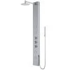 VIGO Ellington 59 in. 4-Jet Shower Panel System with Adjustable Round Shower Head in Stainless Steel